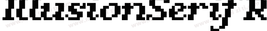 IllusionSerif Regularttf字体转换